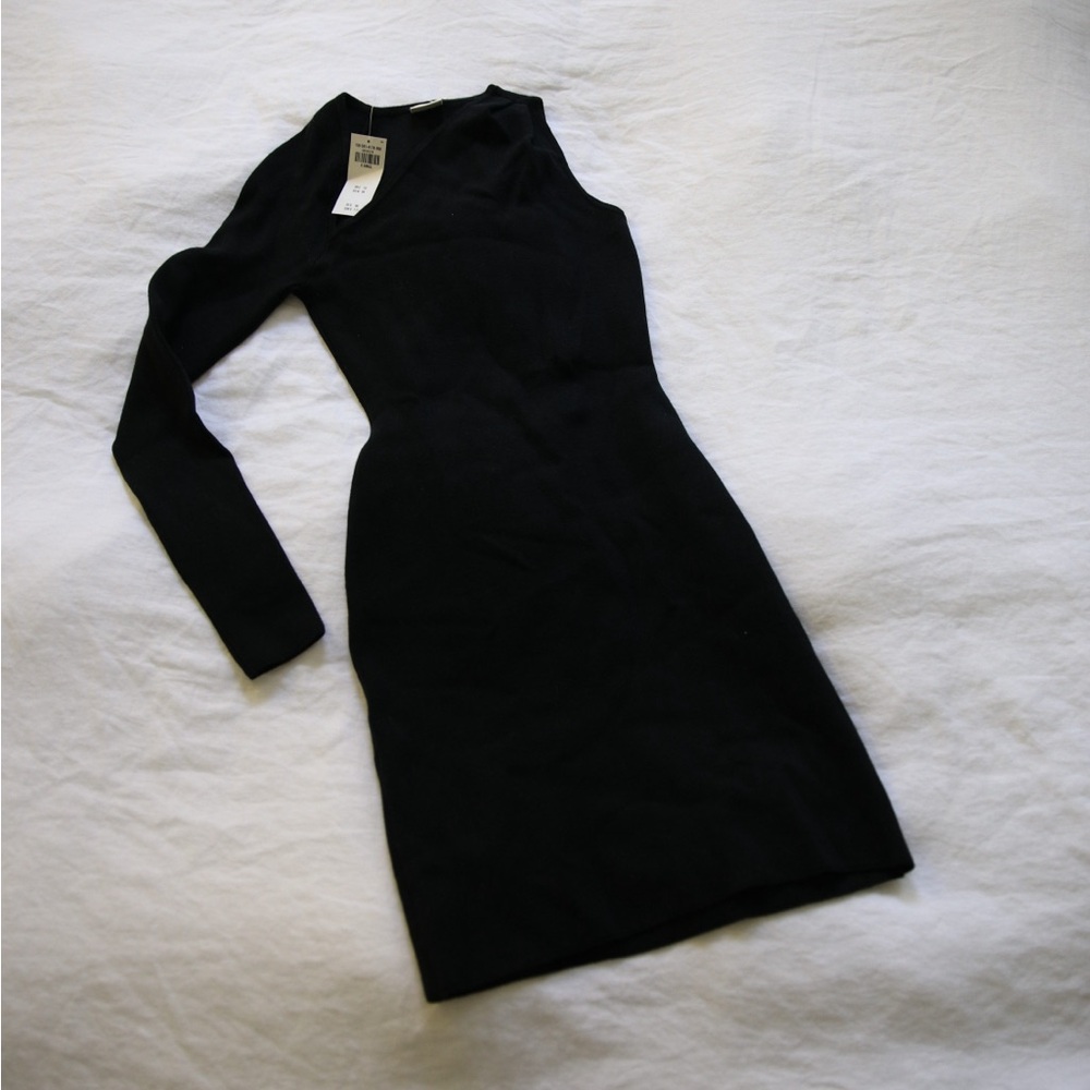 Abercrombie & Fitch One Shoulder Black Dress